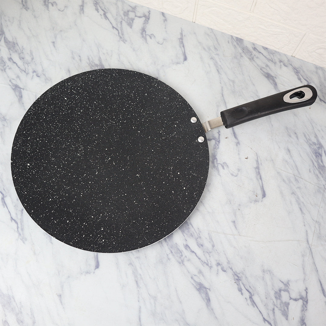 Non Stick Marble Coated Griddle Black