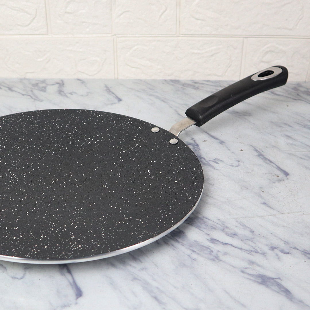 Non Stick Marble Coated Griddle Black