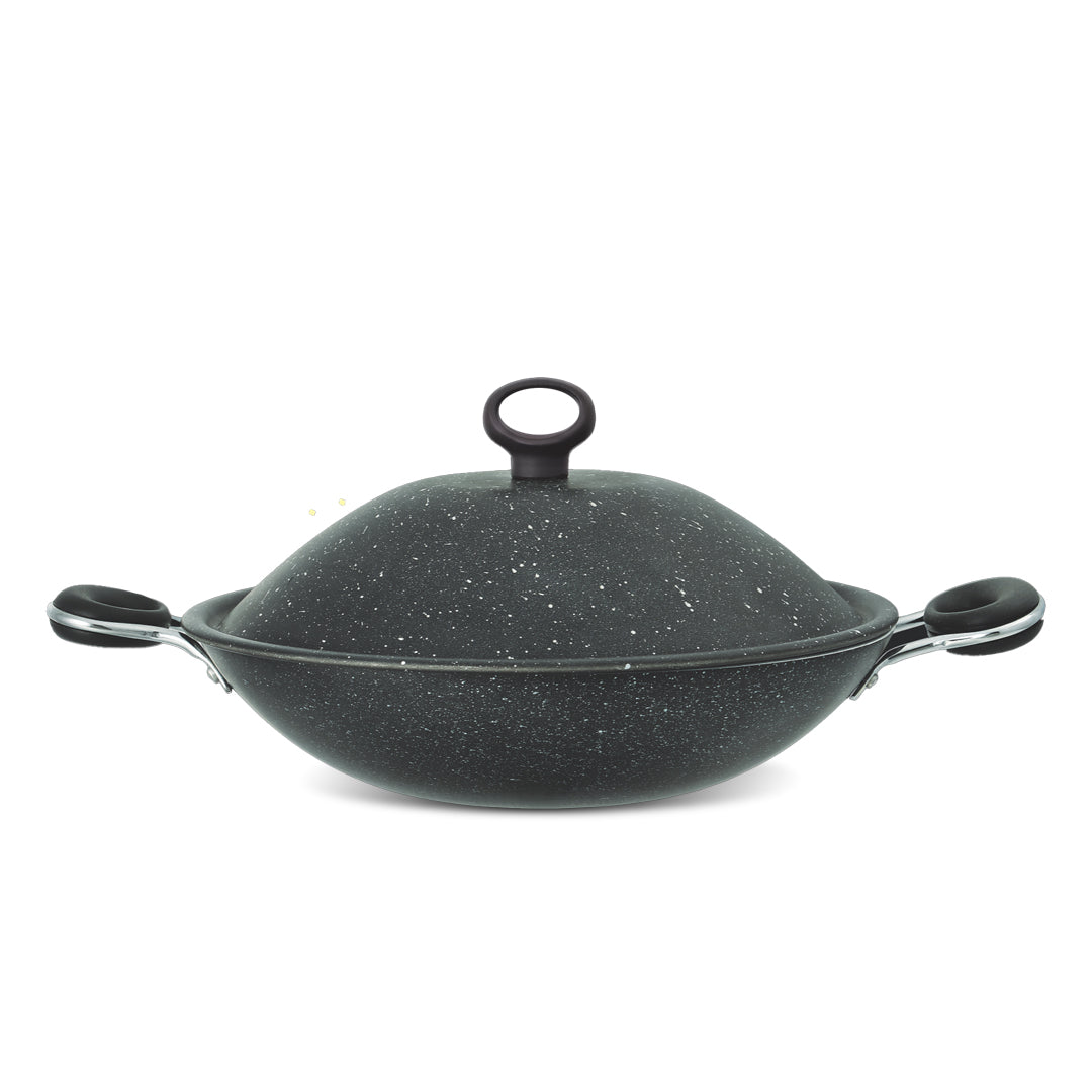 Non Stick Queen Wok Black