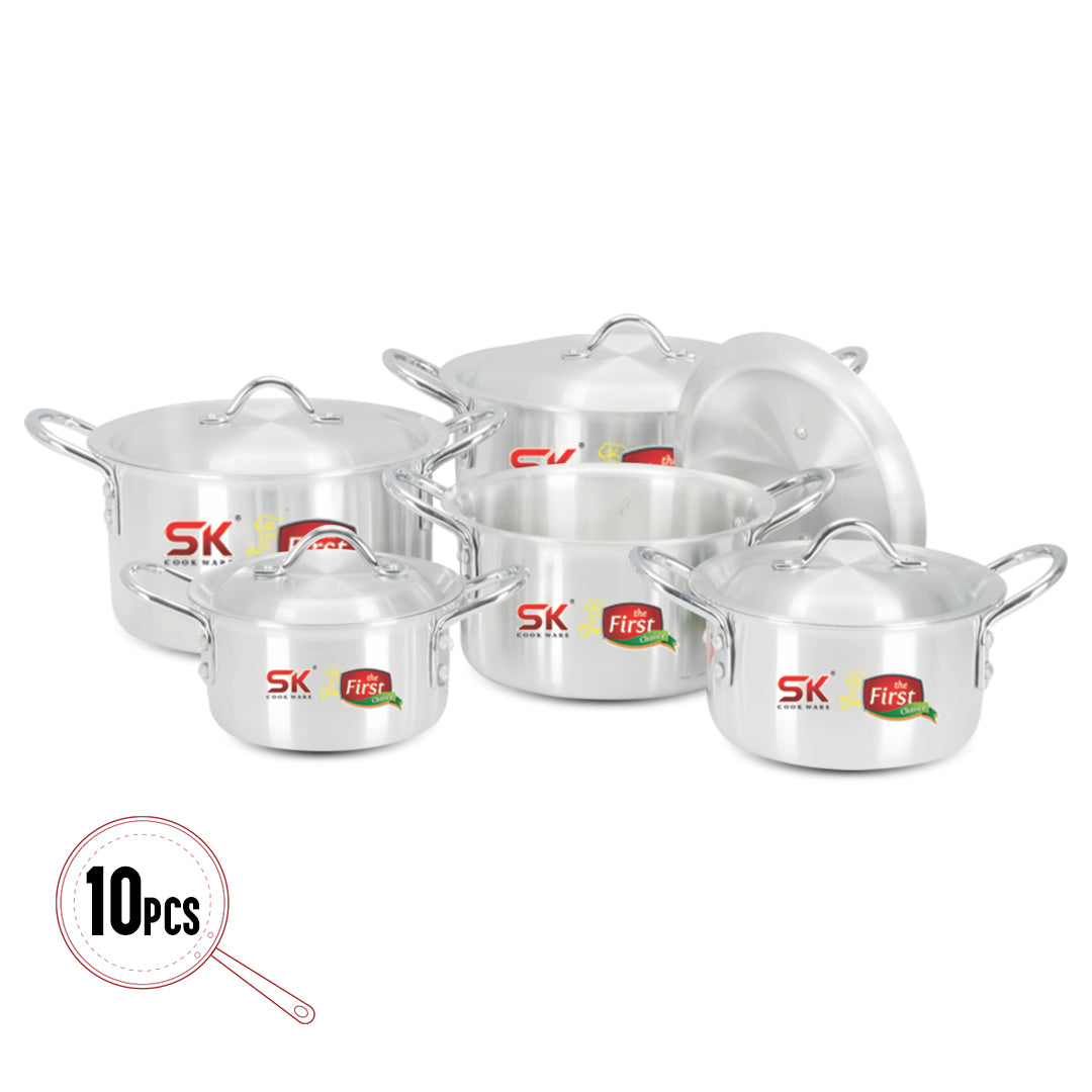 Aluminum Smart Casserole Set - 19 to 28 cm