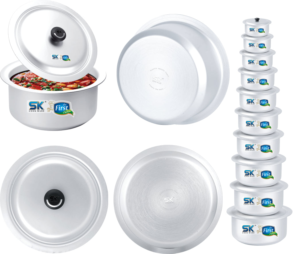 Anodize Round Casserole Set 7/10