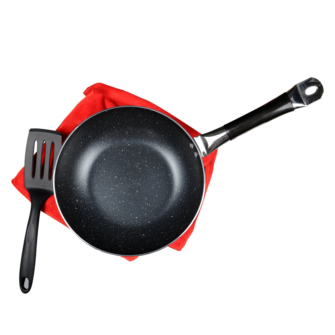 Steno Deep Wok Black