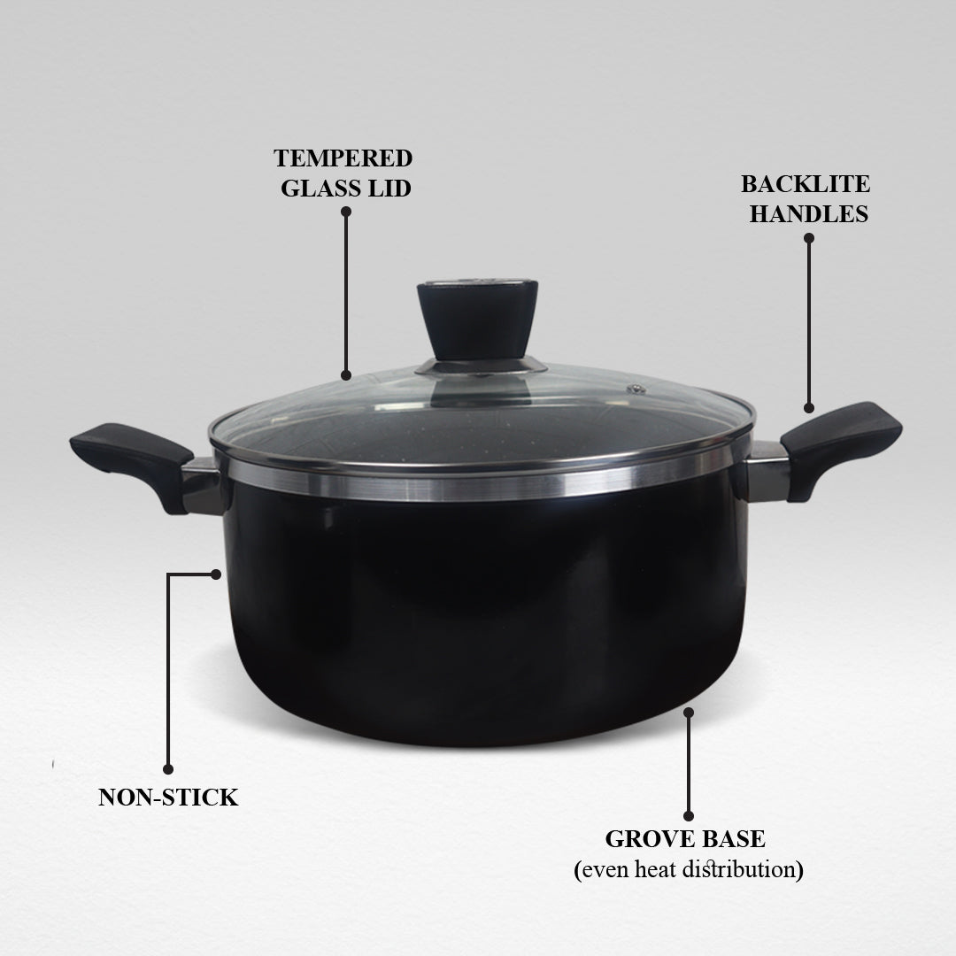 Non Stick Casserole Set Heavy 1/5