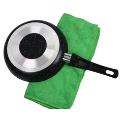 Black Marble Coated Royal Frying Pan