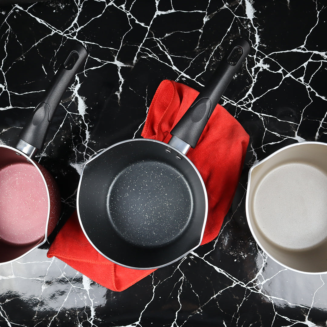 Marble Coated Milk Pan