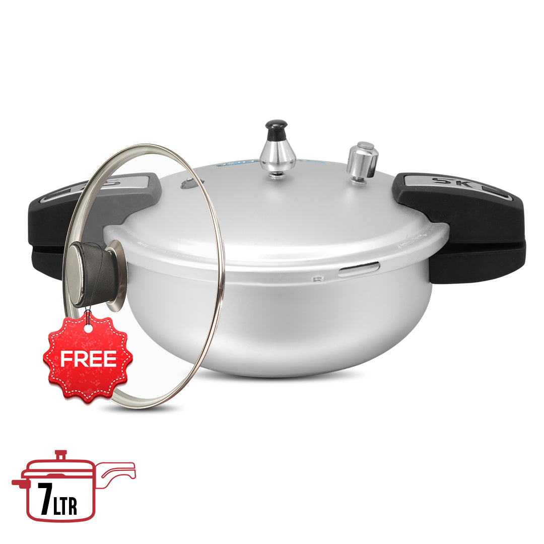 Zircon with Glass Lid Pressure Cooker